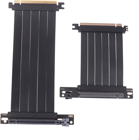 Full Speed PCIE 3.0 4.0 16x Riser Cable Graphics Card Extension Cable PCIE GPU Expansion Card Riser Shielded Extender(4.0 90 20cm) in Saudi Arabia