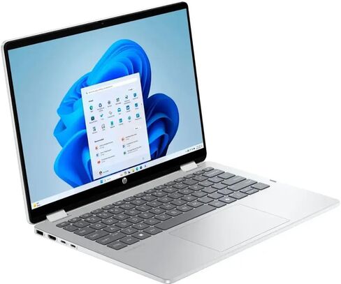 HP OmniBook 5 Flip 2-in-1 Laptop / 14" 1920x1200 Touchscreen / 10 Cores Intel 7 150U / Intel Graphics / 16GB LPDDR5 512GB NVMe SSD/Backlit Keyboard Wi-Fi 6E / Win11 Pro/Glacier Silver in Saudi Arabia