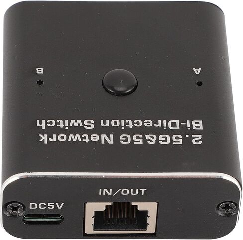 2.5G 5G Switch Network Division Switch ، 2 Port Multi Gigabit Ethernet Network Switch ، 1000Mbps RJ45 محول مفتاح الشبكات الخارجية الداخلية in Saudi Arabia