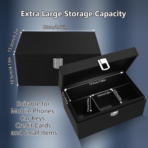 Faraday Box مع حقائب فاراداي لمفاتيح السيارات ، حامي Faraday Key Fob ، Faraday Cage Key Fob Signal ، صندوق حظر الإشارة لمفاتيح السيارة in Kuwait