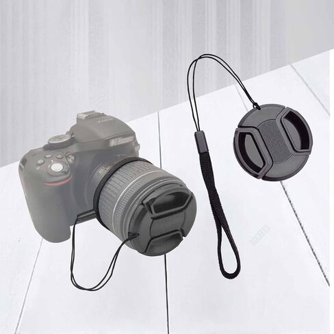 72mm Lens Cap Cover with Keeper for Sony E PZ 18-105mm F4 G OSS Lens for Sony Alpha a6600 a6500 a6400 a6300 a6100 a6000 a5100 a5000 Camera,Lens Cap & Lens Cover Leash- 2 Pack in Saudi Arabia