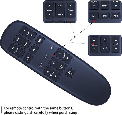 PZL استبدال RF373E التحكم عن بعد متوافق مع ليالي سعيدة E4 E6 إطار السرير القابل للتعديل JLDK.28.10.14 in Kuwait