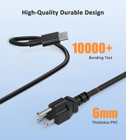 45W Chromebook Charger USB C Type C Replacement for Chromebook X360 14 14-ca051wm 14-ca052wm 14-ca091wm ca061dx 14-ca0061dx 14-ca060nr 14-ca020nr 14-ca043cl Power Supply Adapter in Saudi Arabia