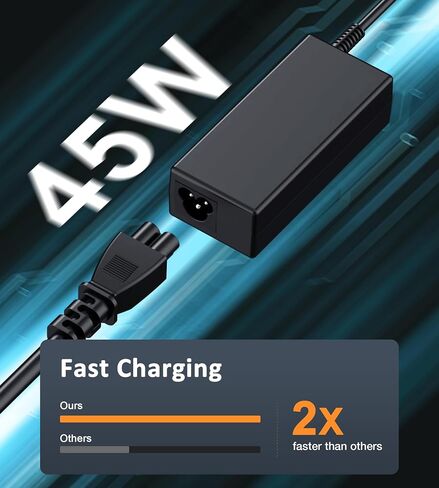 45W Chromebook Charger USB C Type C Replacement for Chromebook X360 14 14-ca051wm 14-ca052wm 14-ca091wm ca061dx 14-ca0061dx 14-ca060nr 14-ca020nr 14-ca043cl Power Supply Adapter in Saudi Arabia