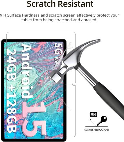 Screen Protector for Relndoo T901 2025 Android 15 Tablet 10.1 Inch, HD Scratch Resistant Tempered Glass Film for Relndoo T901 Drop Protection,Touch Sensitive,Anti-Fingerprint,2 pack. in Saudi Arabia