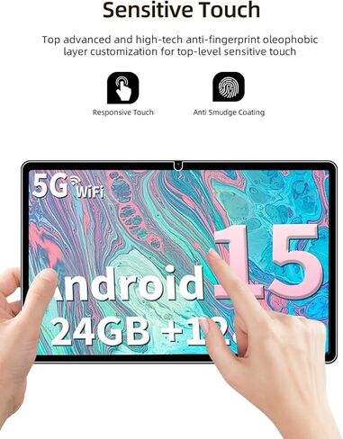 Screen Protector for Relndoo T901 2025 Android 15 Tablet 10.1 Inch, HD Scratch Resistant Tempered Glass Film for Relndoo T901 Drop Protection,Touch Sensitive,Anti-Fingerprint,2 pack. in Saudi Arabia