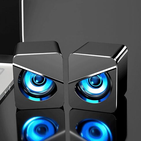 Artibetter 1Pair USB مكبرات صوت كمبيوتر سطح المكتب مكبرات الصوت SPERTERSER in Kuwait