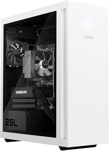 HP. Omen 25L GT15 Gaming Desktop Computer-Gen Gen INTEL CORE I9-14900KF معالج 24-CORE ، 64GB DDR5 RAM ، 1TB NVME SSD + 2TB HDD ، GEFORCE RTX 5060 TI 8GB Graphics ، Window 11 Pro ، Windows 11 in Saudi Arabia