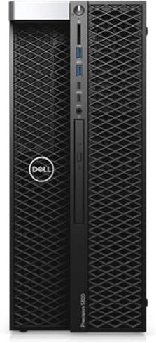 Dell Precision 5820 سطح مكتب محطة العمل | CORE I9-10920X - محرك أقراص ثابت SSD 1TB - ذاكرة الوصول العشوائي 64GB - NVIDIA QUADRO RTX 5000 | 12 نوى @ 4.6 جيجا هرتز - 16 جيجا بايت GDDR6 Win 11 Pro Black (متجدد) in Kuwait