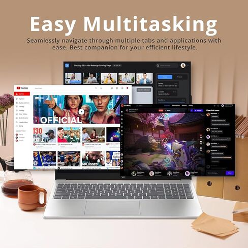 HP 17inch Laptop Touchscreen -AMD Ryzen 5 7430U Beat i7-1355U -32GB RAM -1TB SSD -Windows 11 - AI Copilot Key -2025 Portatil Computadora Laptop -Business School College in Saudi Arabia