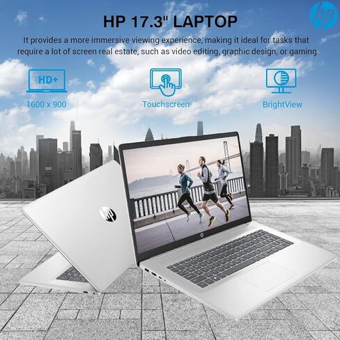 HP 17inch Laptop Touchscreen -AMD Ryzen 5 7430U Beat i7-1355U -32GB RAM -1TB SSD -Windows 11 - AI Copilot Key -2025 Portatil Computadora Laptop -Business School College in Saudi Arabia