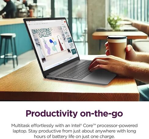 Lenovo IdeaPad 15.6" Laptop • 8GB RAM • 1.6TB Total Storage (639GB Combined Onboard+1TB Cloud) • Intel Celeron • Intel UHD Graphics • 11HR Battery • WiFi-6 • 1-Yr Microsoft 365 • Blue • Windows 11 in Kuwait