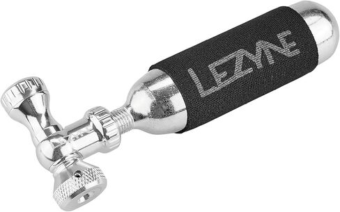 منفاخ إطارات الدراجة من Lezyne Control Drive CO2، الرأس فقط، الطريق، الجبل، مجموعة مسطحة لدراجة الحصى، ثاني أكسيد الكربون الملولب، صمام بريستا أو شريدر، أزرق in Saudi Arabia