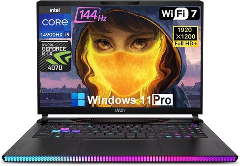 MSI RAIDER GE68HX GAMING LAPTOP-Intel I9-14900HX (تصل إلى 5.8 جيجاهرتز) ، Geforce RTX 4070 ، 16 " in Saudi Arabia