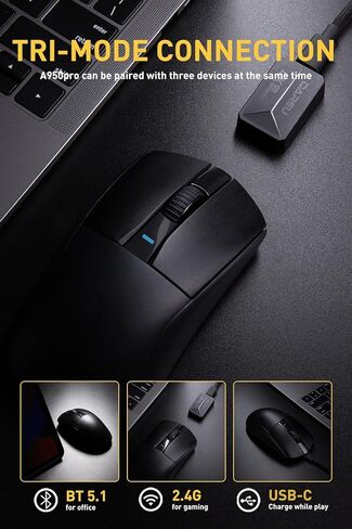 Dareu Gaming Keyboard and Mouse: A950 Pro Mouse Wireless Gaming Mouse & Ek60 He 60 ٪ in Kuwait