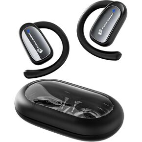 فتح الأذن Bluetooth 5.4 سماعات الأذن مع Earhook | 36H Playtime | IP54 مقاومة للماء | سماعات الأذن اللاسلكية الستيريو للرياضة والجري والتدريبات (أسود) in Kuwait