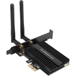 Yunseity PCIe Wireless Network Cardadapter ، PCIe to NGFF M.2 WiFi Module 5.0 Resin Iron للكمبيوتر الشخصي in Kuwait