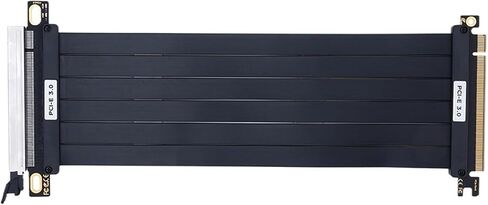 PCI-E 3.0 RISER PCIE 3.0 X16 عالية السرعة مرنة امتداد بطاقة تمديد المنفذ 180DEGREE محول GPU سلك (20 سم) in Saudi Arabia
