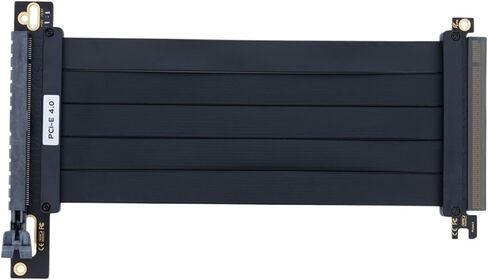PCIE 4.0 X16 RISER PCI GEN 4 GPU امتداد سلك المنفذ 180 درجة محول كبل تمديد بطاقة الرسومات (35 سم) in Saudi Arabia