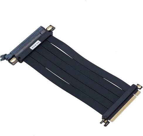 PCIE 4.0 X16 RISER PCI GEN 4 GPU امتداد سلك المنفذ 180 درجة محول كبل تمديد بطاقة الرسومات (35 سم) in Saudi Arabia