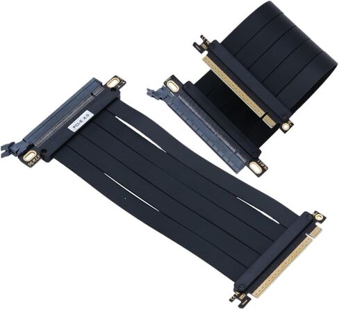 PCIE 4.0 X16 RISER PCI GEN 4 GPU امتداد سلك المنفذ 180 درجة محول كبل تمديد بطاقة الرسومات (35 سم) in Saudi Arabia