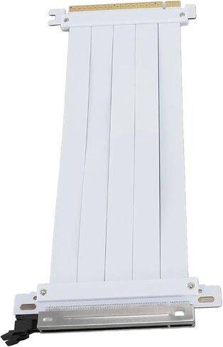 GPU Extension Riser Cable PCIe 5.0 Riser Cable Designed 128GBPS PCB مرنة تداخل TI عالي التردد للكمبيوتر (30 سم) in Kuwait