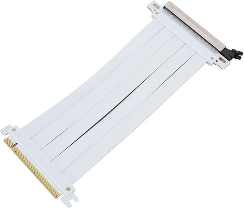 GPU Extension Riser Cable PCIe 5.0 Riser Cable Designed 128GBPS PCB مرنة تداخل TI عالي التردد للكمبيوتر (30 سم) in Kuwait