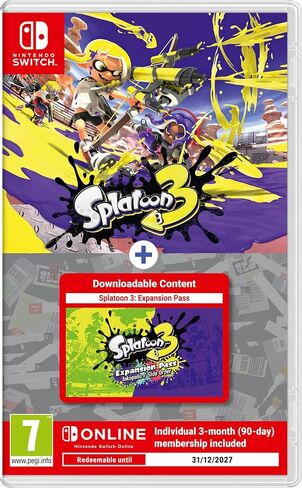 Nintendo Splatoon 3 Expand Pass 3 Months NSO in Saudi Arabia