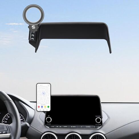 Car Phone Holder for 2021-2025 Nissan Rogue/2019-2025 Altima/2020-2025 Sentra Accessories Apply to 8 Inch Touch Screen Fixed Clip Magnetic Cell Phone Mount Hands-Free 360 Degree Rotation in Saudi Arabia