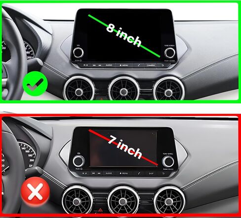Car Phone Holder for 2021-2025 Nissan Rogue/2019-2025 Altima/2020-2025 Sentra Accessories Apply to 8 Inch Touch Screen Fixed Clip Magnetic Cell Phone Mount Hands-Free 360 Degree Rotation in Saudi Arabia