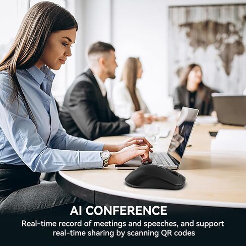 يعد M4 Wireless Smart Ai Mouse لأجهزة الكمبيوتر المحمولة للكمبيوتر الشخصي ، ومدخلات صوت ملمس واحد ، ومساعد منظمة العفو الدولية ، وتسجيل الاجتماع ، وترجمة لقطة الشاشة ، والتوافق متعدد اللغات ، جهاز مكتب عالي الأداء. in Saudi Arabia
