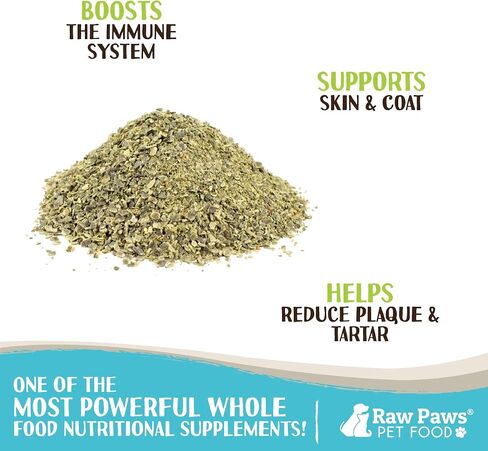 Raw Paws Organic Kelp for Dogs & Cats, 8-oz - Iodine Rich for Thyroid, Digestive & Immune Health - Seaweed Powder for Dogs, Sea Kelp for Cats, Kelp Supplement for Dogs, Dried Kelp Powder for Dogs in Saudi Arabia