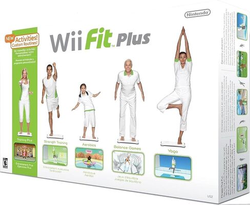 Crownrock Enterprises Wii Fitness Bundle - Genuine Balance Board, Wii Fit Plus, Bonus Games (Renewed) in Saudi Arabia
