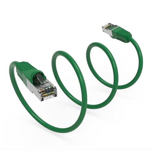 75 قدمًا CAT5E محمي (FTP) شبكة Ethernet Network Cable Green in Kuwait