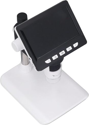 المجهر الرقمي الصناعي ، المجهر الإلكتروني الرقمي 4.3in 1000x 2MP شاشة واضحة مع الضوء والوقوف USB ، USB in Kuwait