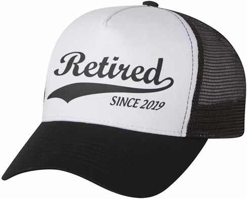 Tstars Retirement Gift for Men Women Retired Since 2021 Funny hat Trucker Hat Mesh Cap in Saudi Arabia