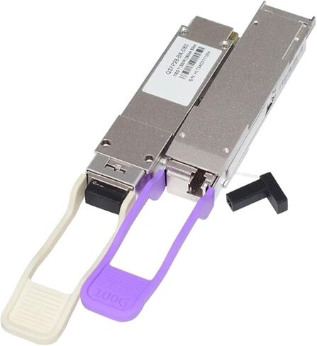 N: قابلة للتوصيل 100 جيجابايت/S QSFP28 ZR4 80km 1280nm 1310NM -28DBM LC DDM Transceiver in Kuwait