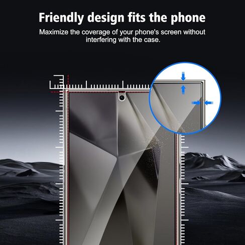 2+ 2 حزمة لـ Samsung Galaxy S21+ 5G/S21 بالإضافة إلى واقي شاشة الخصوصية مع واقي عدسة الكاميرا ، فيلم حماية الزجاج المضاد للتجسس 9H صلابة ، مقاومة للخدش ، ودية في الحالة in Kuwait