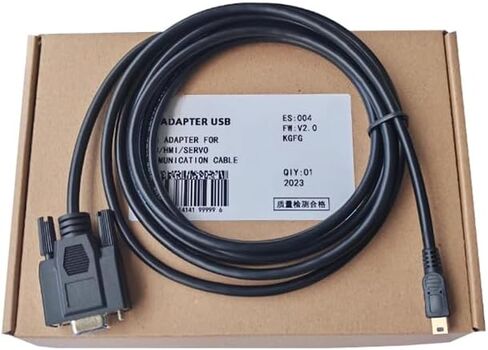 RS232-DS 9-HOLE Serial Port للكمبيوتر الشخصي DS2 3 5B 5C 5E 5L Series Servo Drive Depugging Cable Download Cable 3 Meters in Saudi Arabia