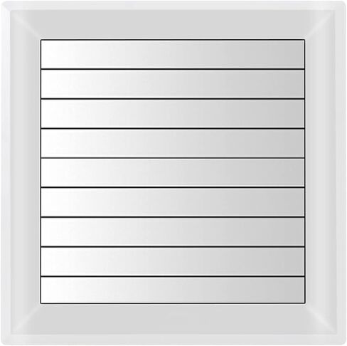 Ventilation Fan Electric Louver Ventilating Fan 4"" 6"" Bathroom Wall Glass Window Exhaust Fan White Small Exhaust Fan with Power Cord, 16w, 180m³/h ventilating Fan(Color:6 inches), in Kuwait