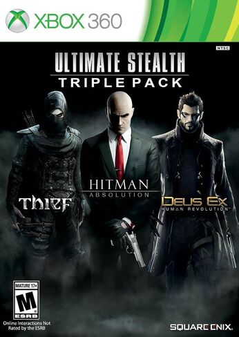 Ultimate Stealth Triple Pack (Thief ، Hitman: Absolution ، Deus ex: Human Revolution)- Xbox 360 in Kuwait