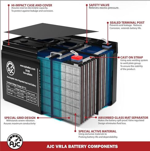بطارية AJC متوافقة مع بطارية CP1000AVRLCD 12V 9AH UPS in Kuwait