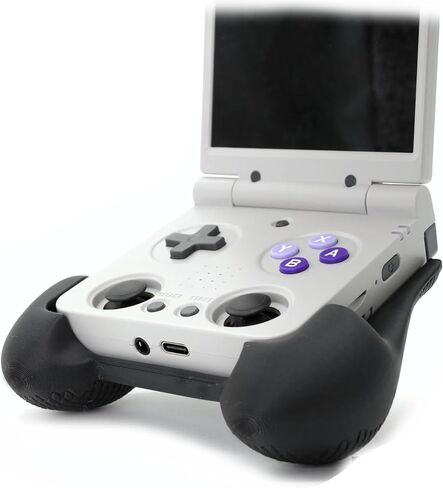 Grip 2-in-1 for Miyoo Flip بواسطة Jcsfy مقابض مزودة باللون الأسود ل miyoo flip اليد المحتجزة سميكة اللون | فتحات في جهاز الألعاب المحمول in Saudi Arabia
