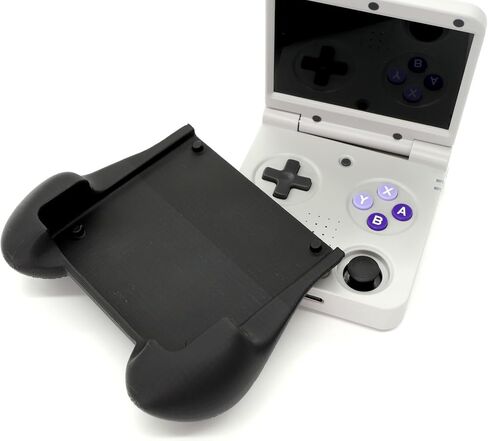 Grip 2-in-1 for Miyoo Flip بواسطة Jcsfy مقابض مزودة باللون الأسود ل miyoo flip اليد المحتجزة سميكة اللون | فتحات في جهاز الألعاب المحمول in Saudi Arabia