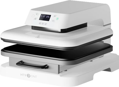 HTVRONT Auto Heat Press Machine for T Shirts - Heat Press 15x15 with Auto Release - Heats Up Fast & Distribute Heat Evenly, Intelligent Heat Press Machines for HTV, Sublimation, Heat Transfer Projects in Saudi Arabia