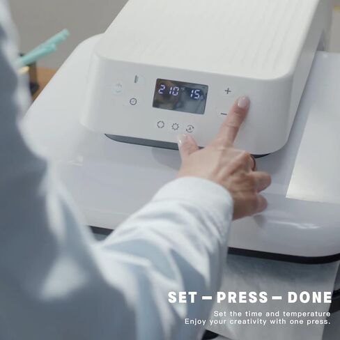 HTVRONT Auto Heat Press Machine for T Shirts - Heat Press 15x15 with Auto Release - Heats Up Fast & Distribute Heat Evenly, Intelligent Heat Press Machines for HTV, Sublimation, Heat Transfer Projects in Saudi Arabia