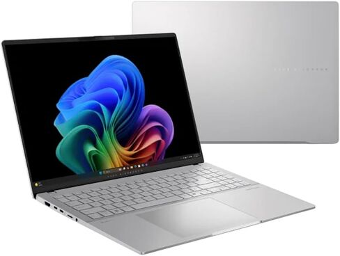 Asus Vivobook S16 AI جهاز كمبيوتر محمول مدعوم من 16.0 "OLED 3.2K (AMD RYZEN AI 9 365 ، 32GB LPDDR5X ، 1TB PCIE SSD ، in Saudi Arabia