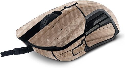 MightySkins Carbon Fiber Skin Compatible with SteelSeries Rival 5 Gaming Mouse - On The Fence | Protective, Durable Textured Carbon Fiber Finish | Easy to Apply and Change Styles | Made in The USA in Saudi Arabia