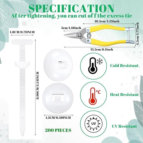 100 PCS ZIP TIE CLIP Automotive Zipper Clips Nylon Universal Cable Cable Buckle with مقص ، وعلاقات كابل بلاستيكية قاطرة ذاتية القفل مع تصميم زر دبوس للسيارة اليومية للتثبيت التلقائي in Kuwait