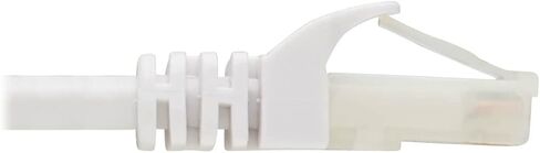 Tripp Lite, Safe-IT, Cat6a Ethernet Cable, 10G Certified Snagless, UTP (RJ45 M/M), White, 25 Feet / 7.6 Meters, Manufacturer's Warranty (N261AB-025-WH) in Saudi Arabia